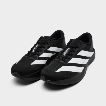 Men's adidas Adizero EVO SL Running Shoes - Part 2 - Black/White/Black - Both shoes facing left