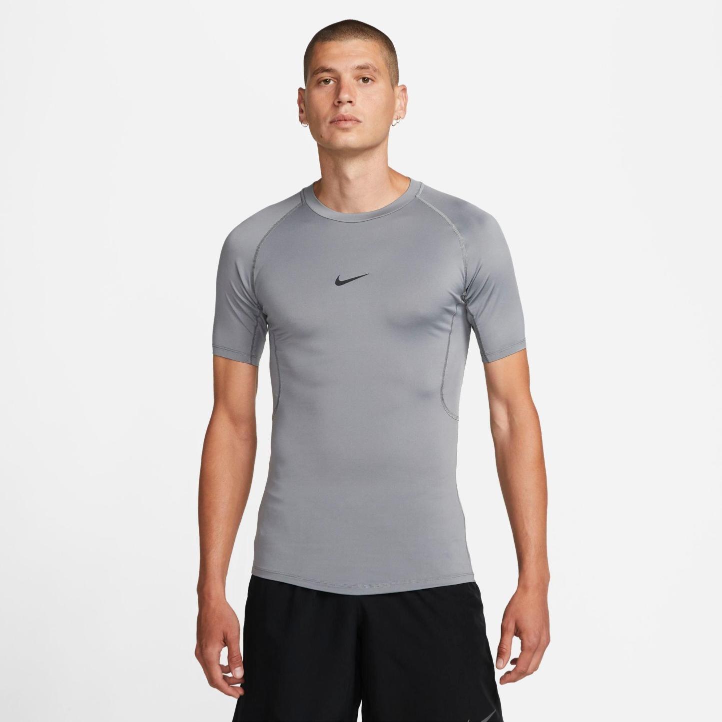 Men's Nithtke Pro Dri-FIT Tight Fitness Top - Smoke Grey/Black