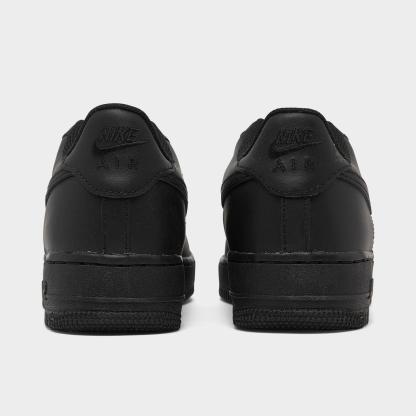 Big Kids' Nike Air Force 1 Low Casual Shoes - Black/Black