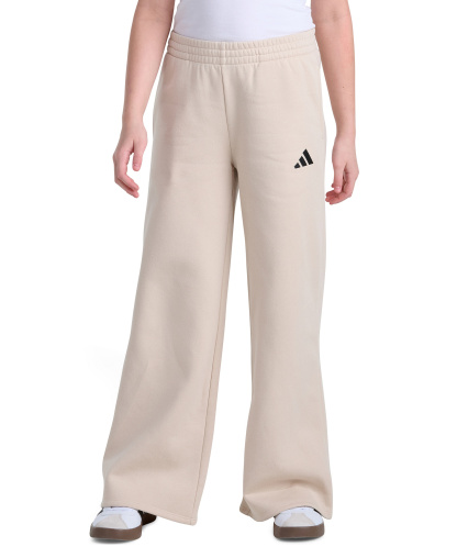 adidas Girls' 8-16 Wide Leg Fleece Pants - Crystal Linen