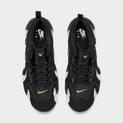 Big Kids' Nike Air DT Max '96 Low Casual Shoes - Black/Metallic Gold/White