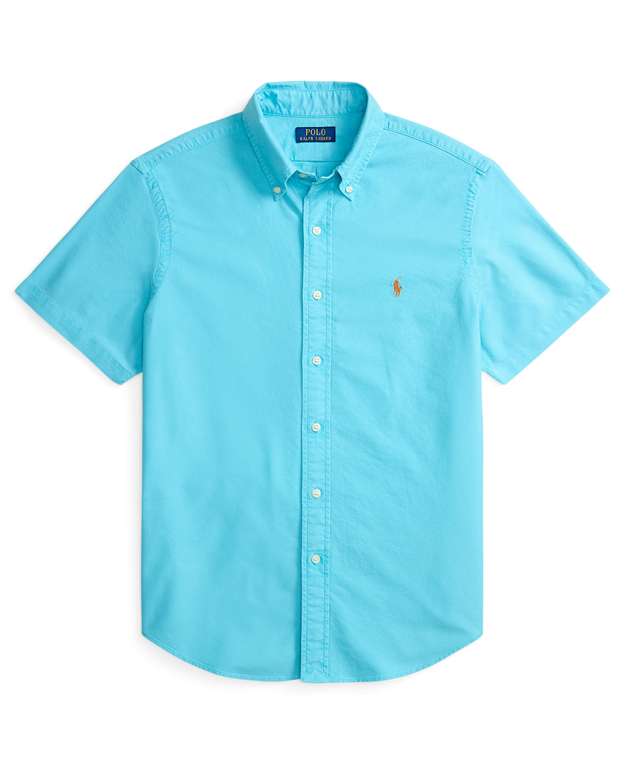Polo Ralph Lauren Men's Garment-Dyed Oxford Shirt - Perfect Turquoise