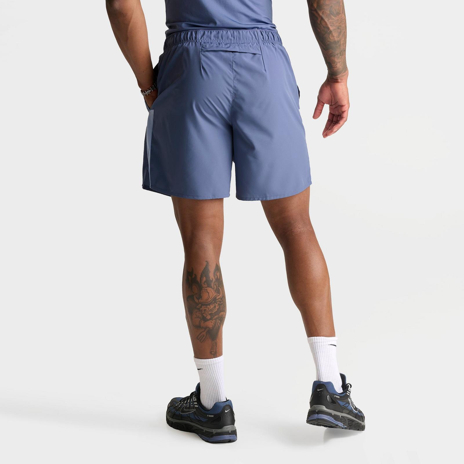 Men's Nike Dri-FIT Challenger Brief-Lined 7" Running Shorts - Diffused Blue/Cobalt Bliss