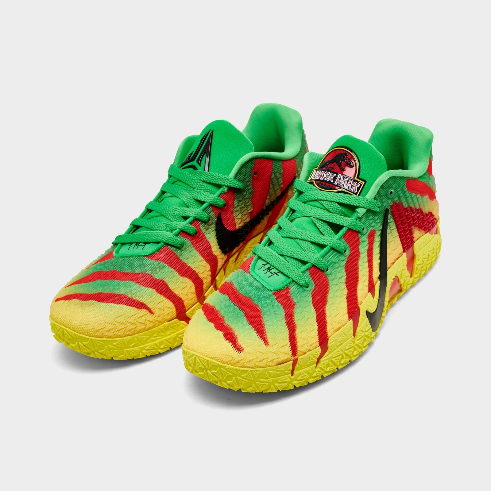 Nike Ja 3 Basketball Shoes - Green Spark/Black/University Red/Dynamic Yellow