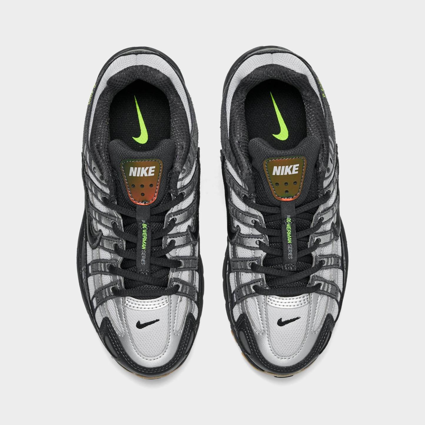 Big Kids' Nike P-6000 Casual Shoes - Grey Fog/Black/Anthracite/Volt (IQ0216-025)
