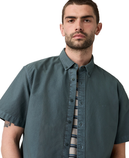 Levi's Men's Point Collar Woven Shirt - Slate