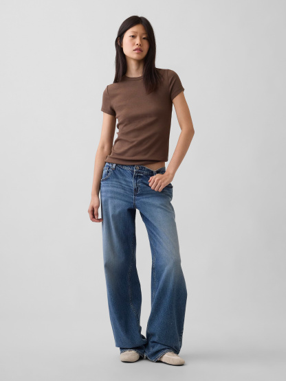 Modern Crew T-Shirt - Cool brown