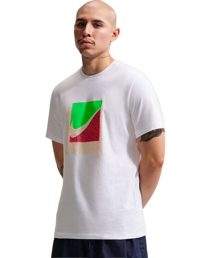 Nike Men's Swoosh Box Graphic T-Shirt - White