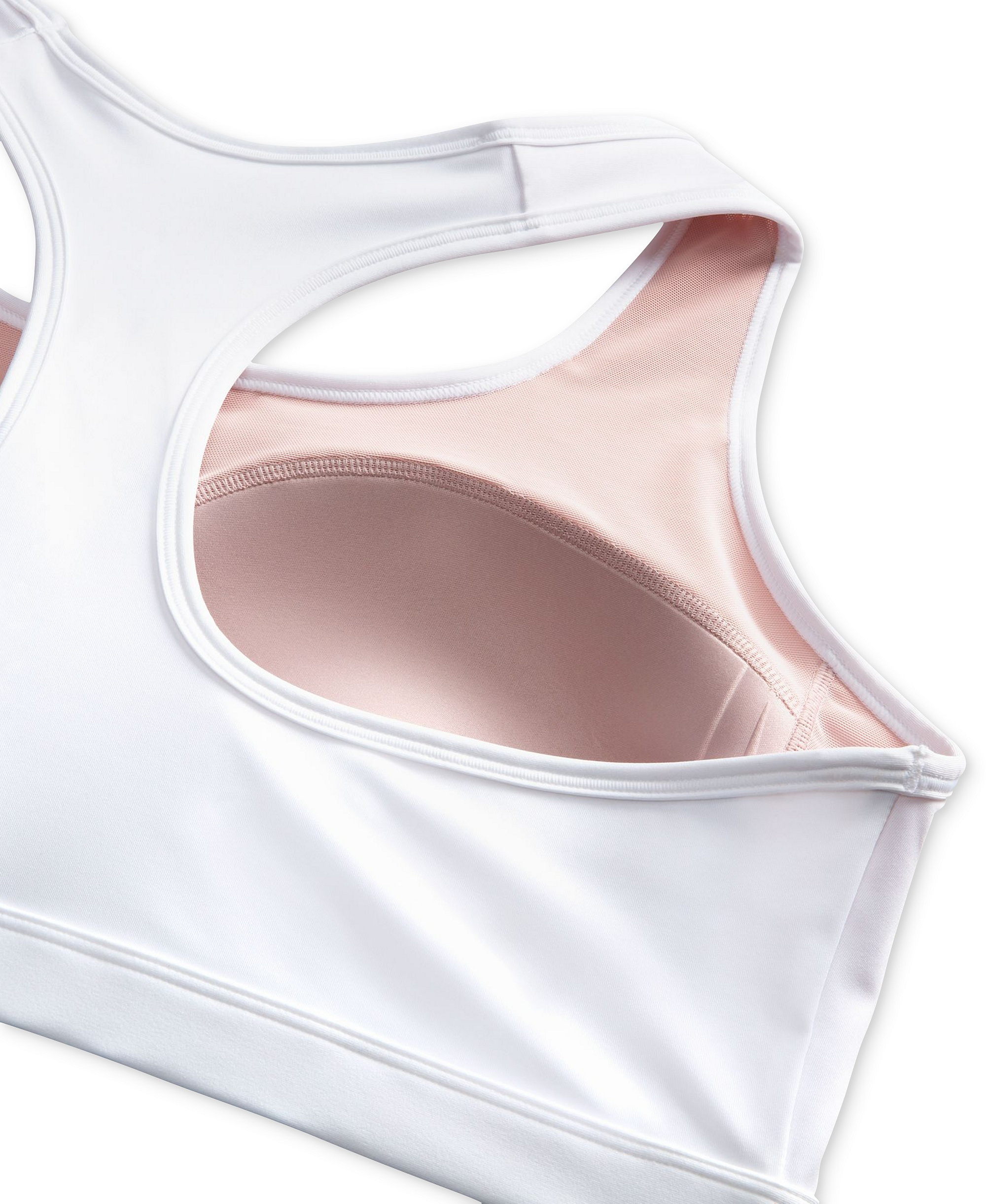 Nike Women's Swoosh Padded Sports Bra - White