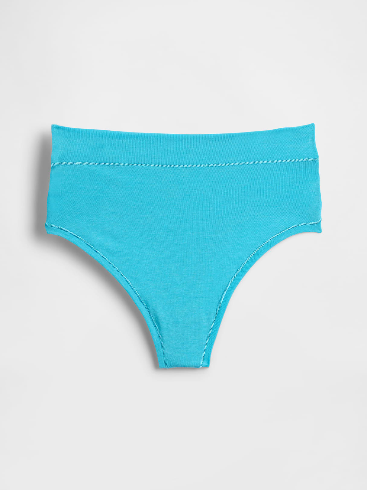 Breathe Thong - True cyan blue