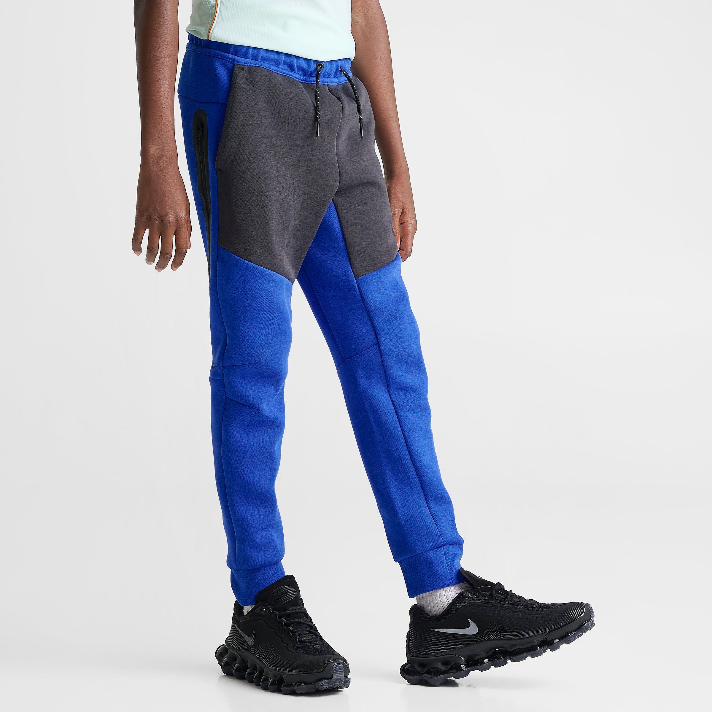 Big Kids' Nithtke Sportswear Tech Fleece Reflective Jogger Pants - Game Royal/Anthracite/Black/Black