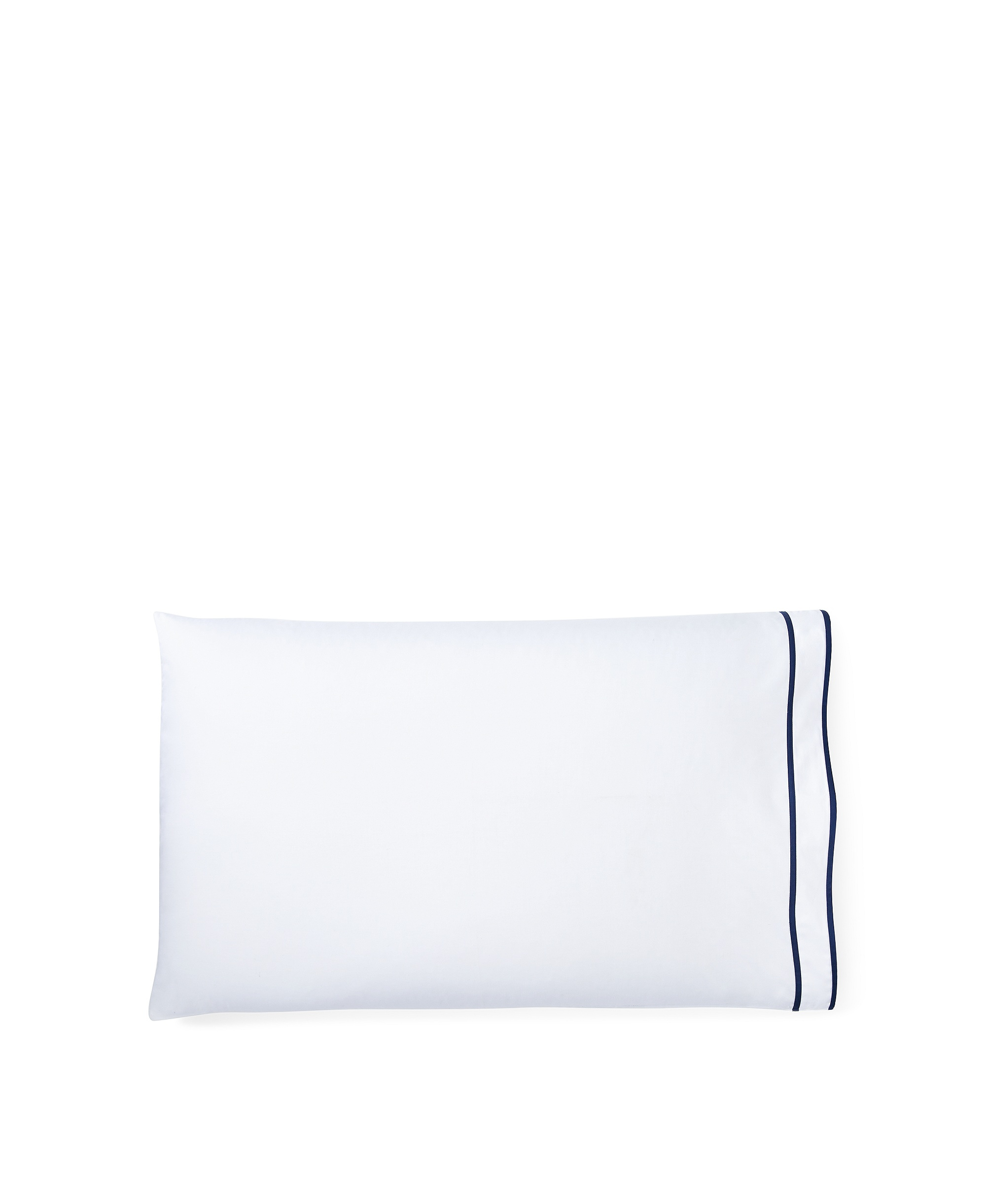 Lauren Ralph Lauren Spencer 300 Thread Count Sateen Border Sheet Set, Queen - White & Navy