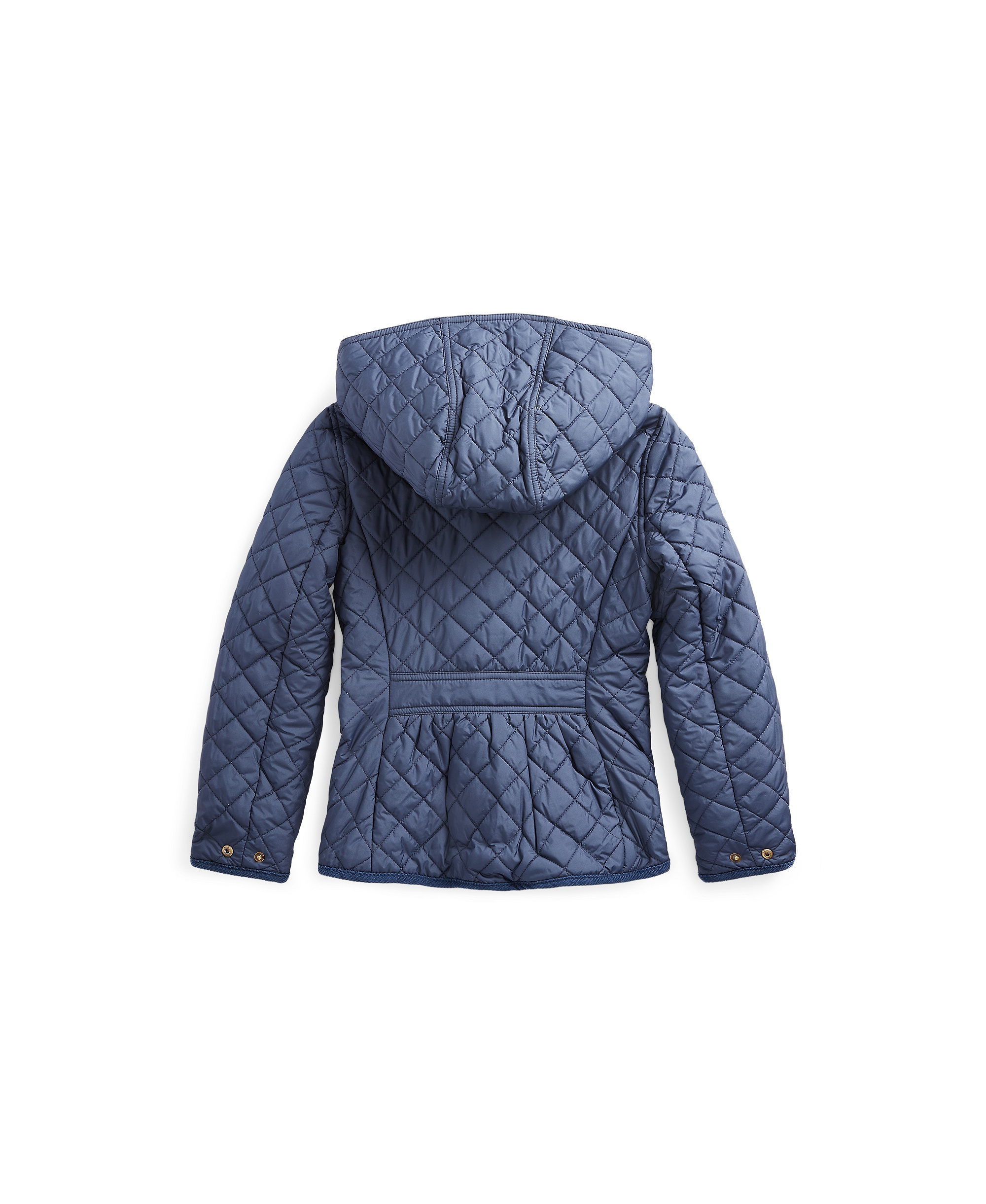 Polo Ralph Lauren Big Girls Quilted Barn Jacket - Newport Navy