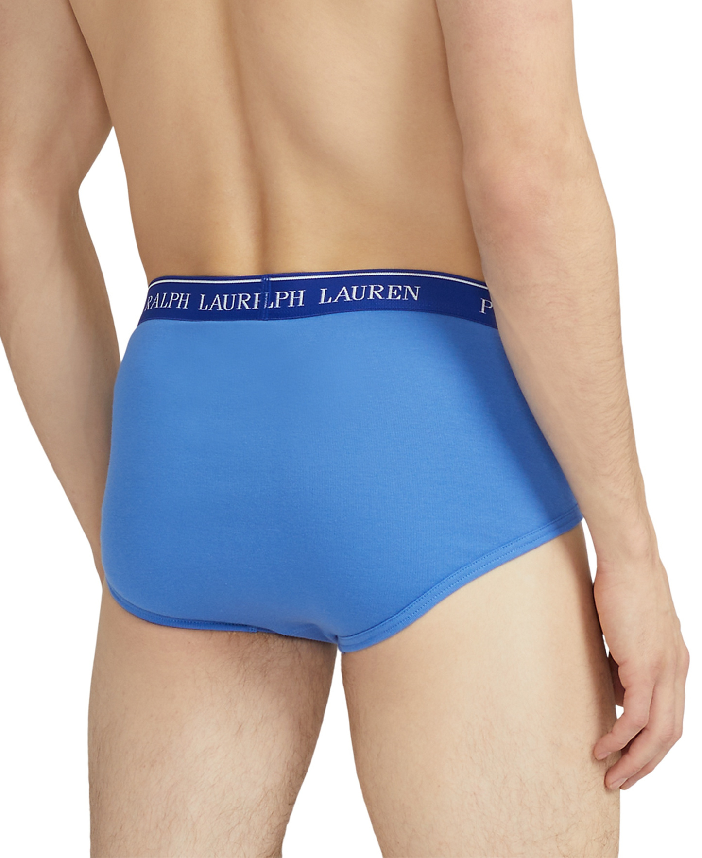 Polo Ralph Lauren Men's 4-Pack Classic-Fit Mid-Rise Briefs - Aerial Blue / Rugby Royal / Cruise Navy