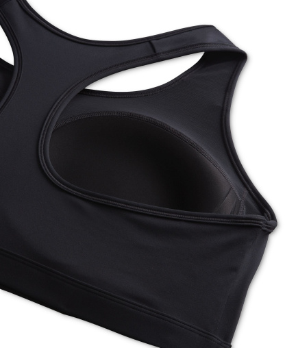 Nike Women's Swoosh Padded Sports Bra - Black