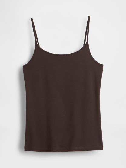 CloseKnit Basic Cami - Brown noir