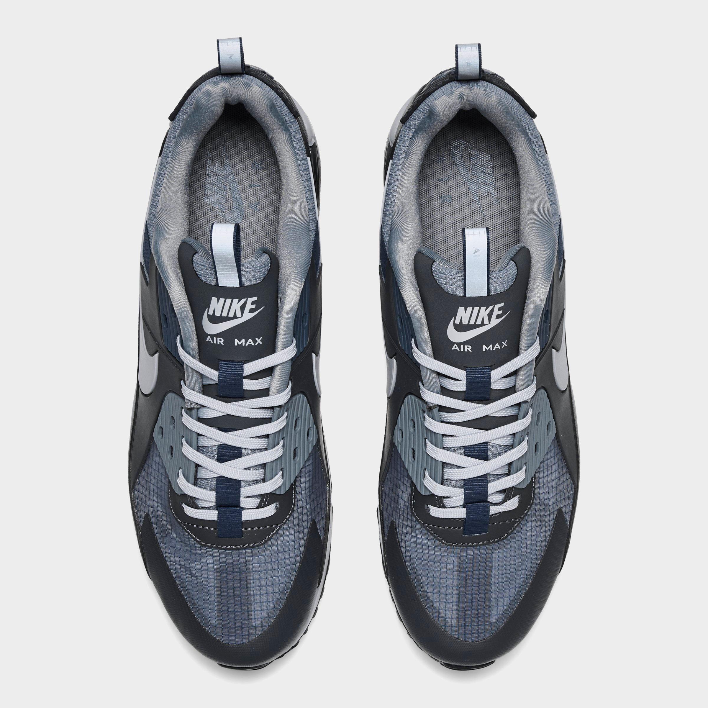 Men's Nithtke Air Max 90 Drift Casual Shoes - Anthracite/Cool Grey/Thunder Blue/Wolf Grey - Top view