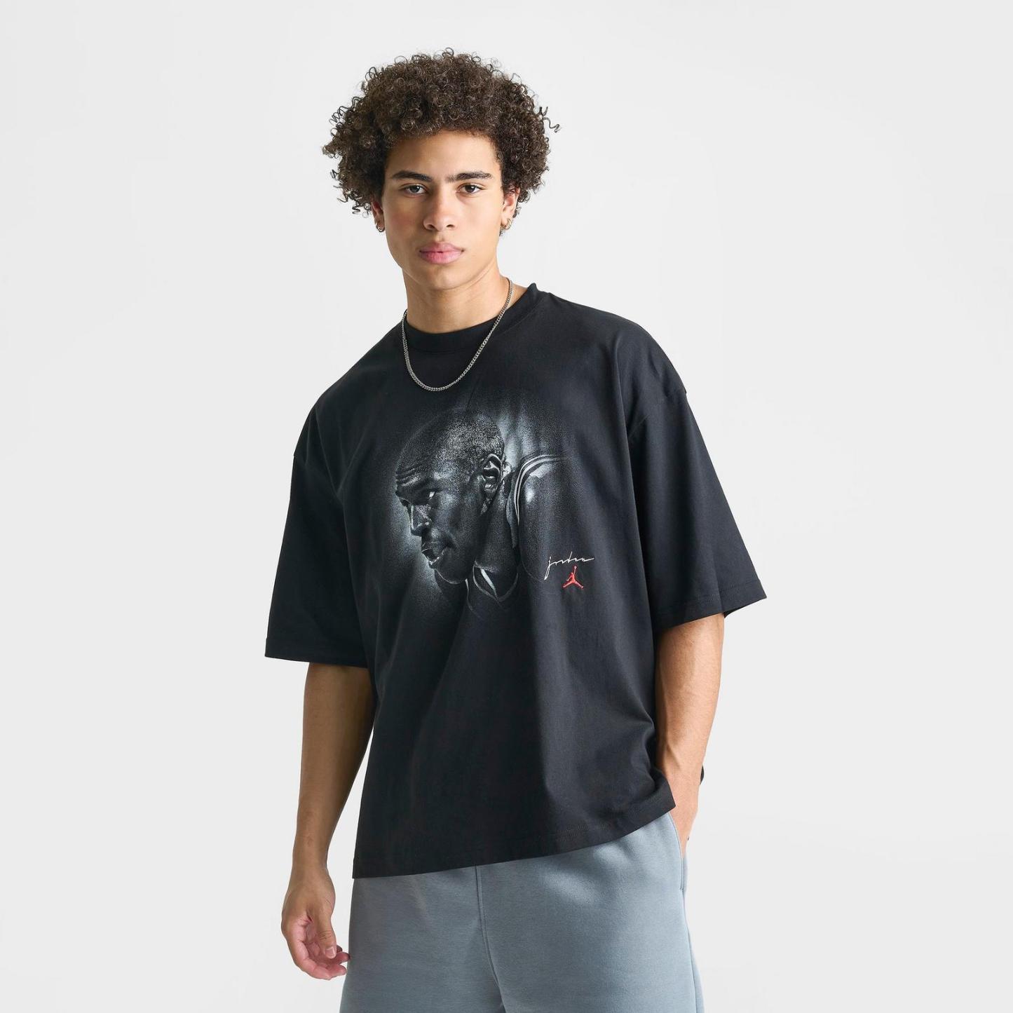 Men's Jordan Flight Essentials Big Face Graphic T-Shirt - Black