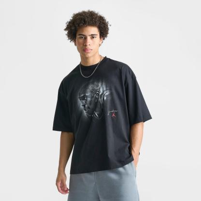 Men's Jordan Flight Essentials Big Face Graphic T-Shirt - Black