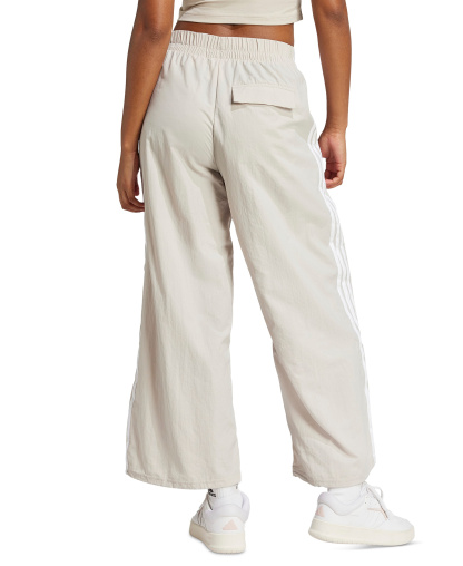 adidas Women's Three Stripe Parachute Pants - Wonder Alumina