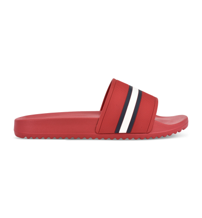 Tommy Hilfiger Men's Redder Flag Logo Pool Slide Sandals - Red