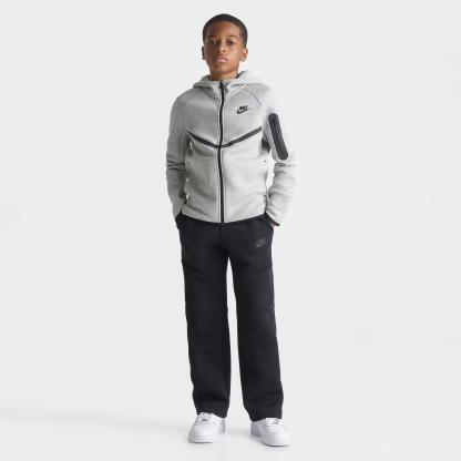 Big Kids' Nithtke Sportswear Tech Fleece Open Hem Pants - Black