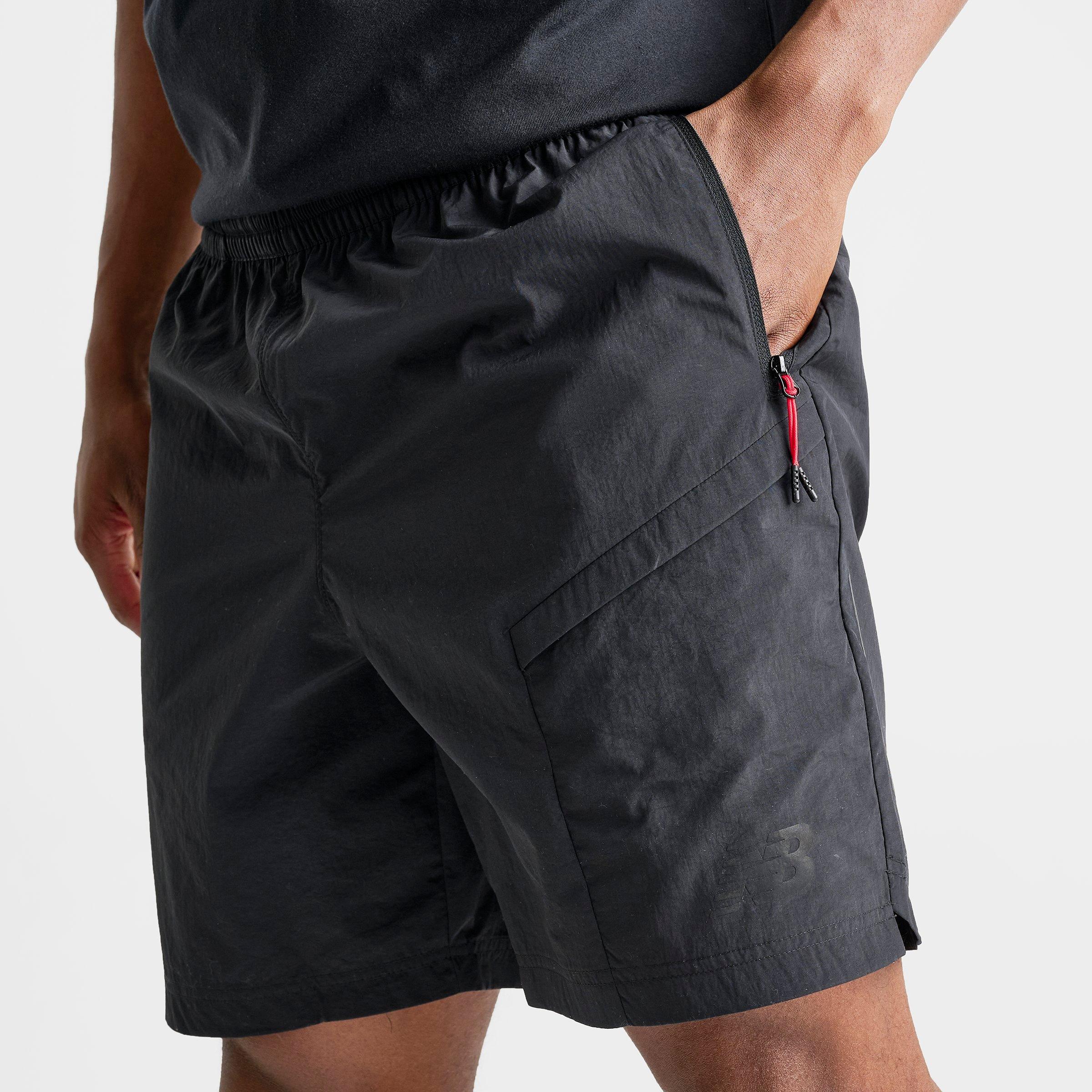 Men's New Balance Vision Woven Shorts - Black/Red - view 5