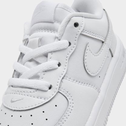 Infant and Kids' Toddler Nithtke Force 1 Low Casual Shoes - Part 1 - White/White/White - Detail shot