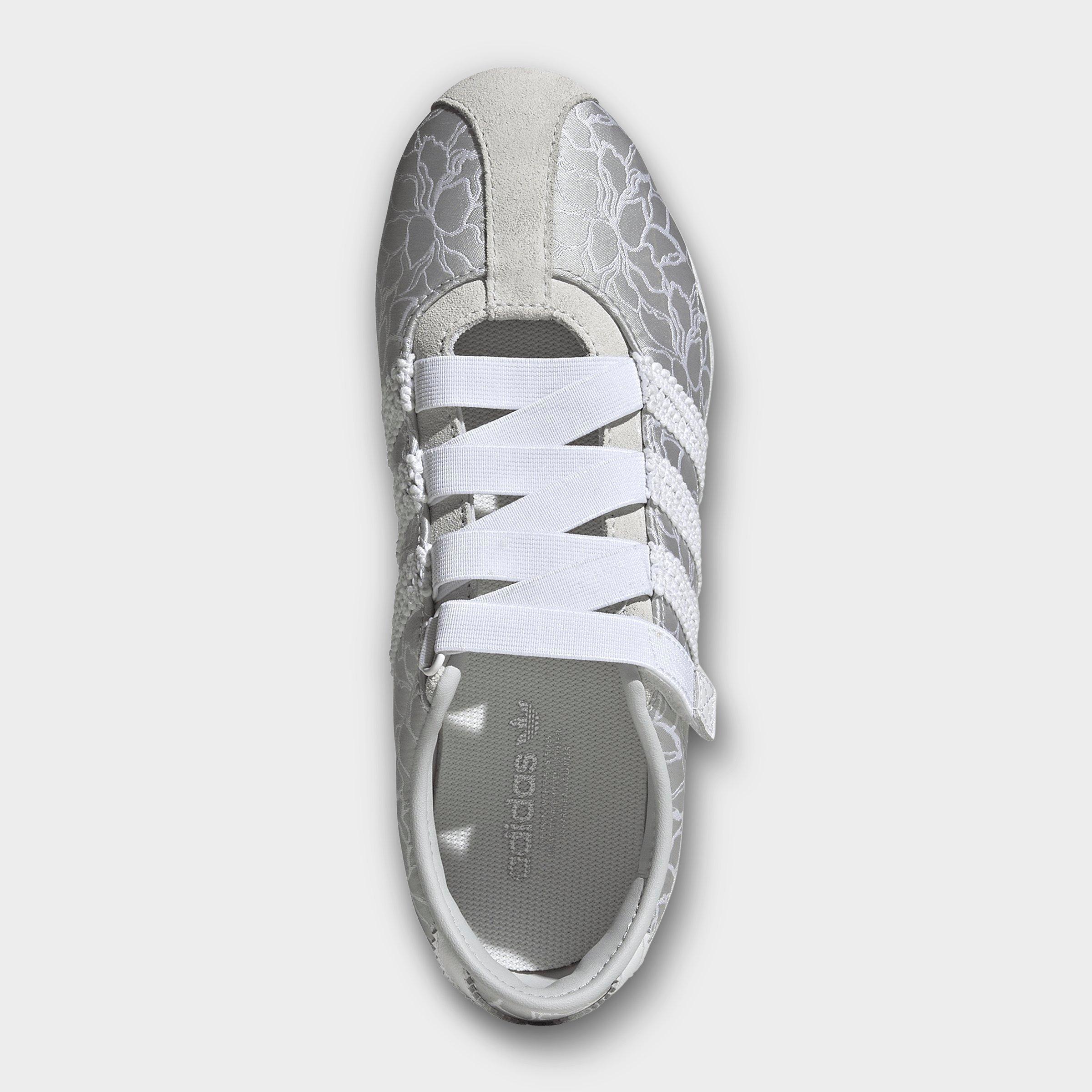 Women's adidas Originals Tokyo MJ Casual Shoes - Part 1 - Silver Metallic/Cloud White/Grey One - Top view