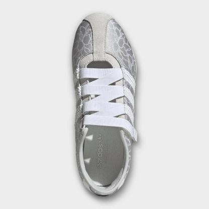Women's adidas Originals Tokyo MJ Casual Shoes - Part 1 - Silver Metallic/Cloud White/Grey One - Top view