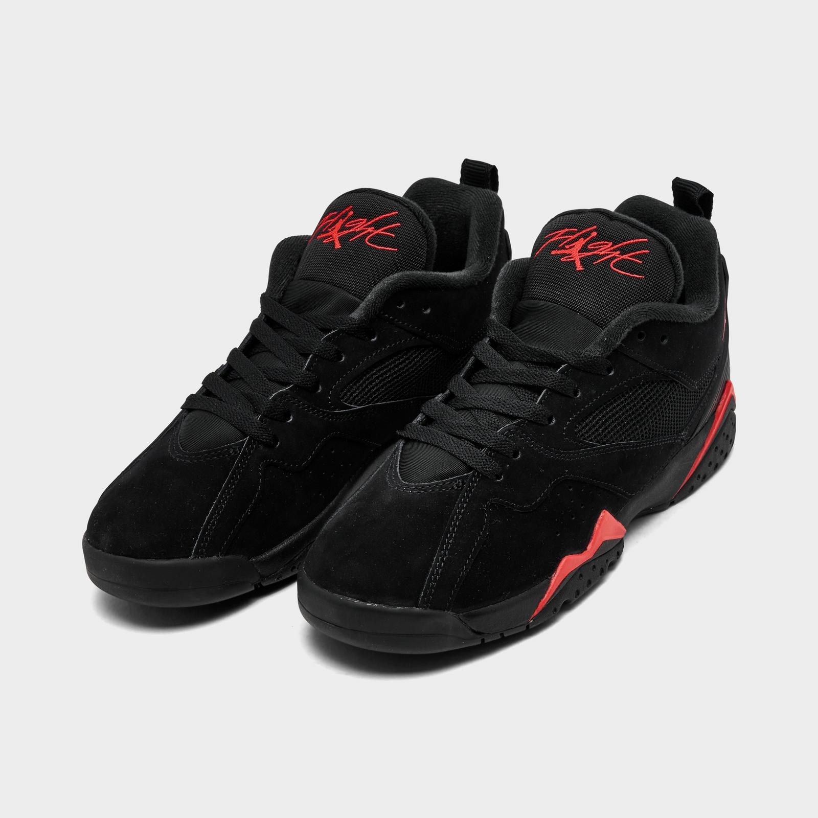 Big Kids' Air Jordan MVP 92 Basketball Shoes - Black/Infrared 23 - view 2