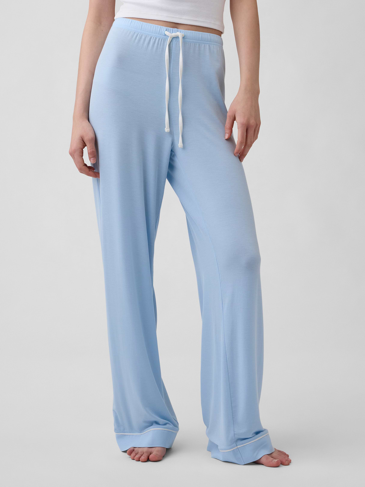 SoftMade Modal PJ Pants - Cerulean blue