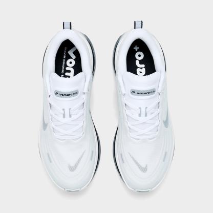 Men's Nithtke Vomero Plus Running Shoes - Part 2 - White/Black/Cool Grey/Metallic Silver - Top view
