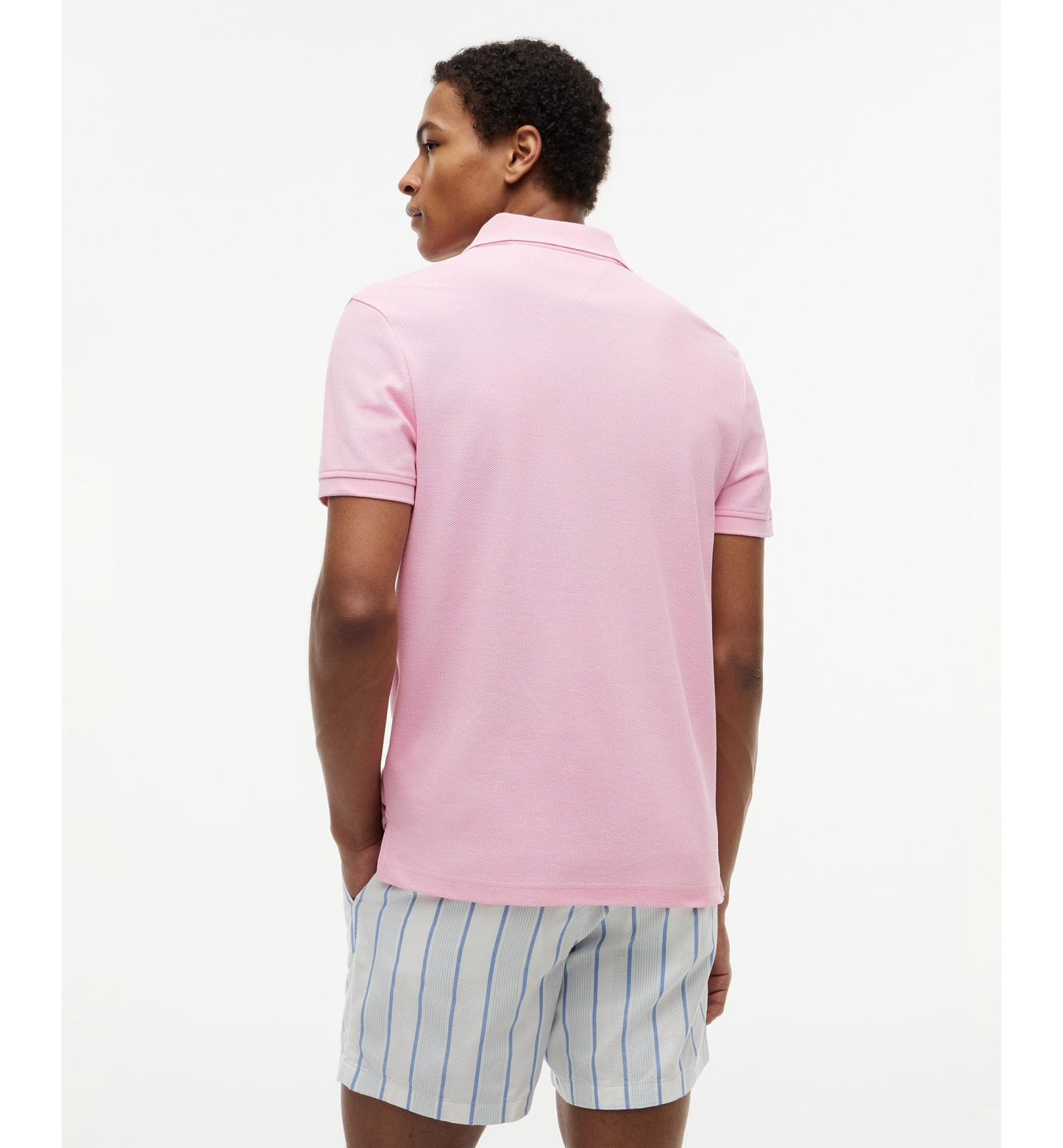 Tommy Hilfiger Men's Classic-Fit Embroidered Script Logo Polo Shirt - Classic Pink