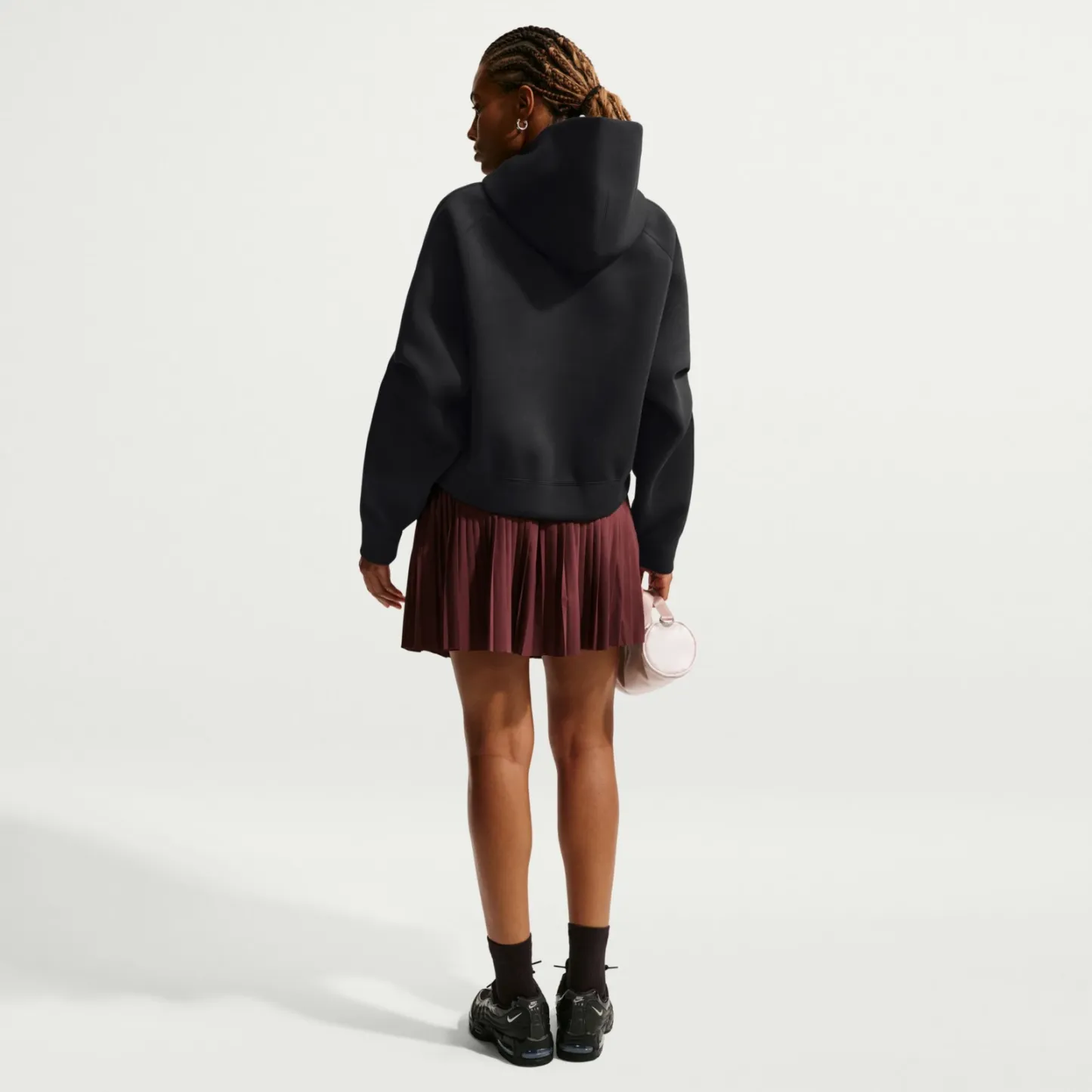 Nike Women's Pregame Fleece Hoodie - Black image 2