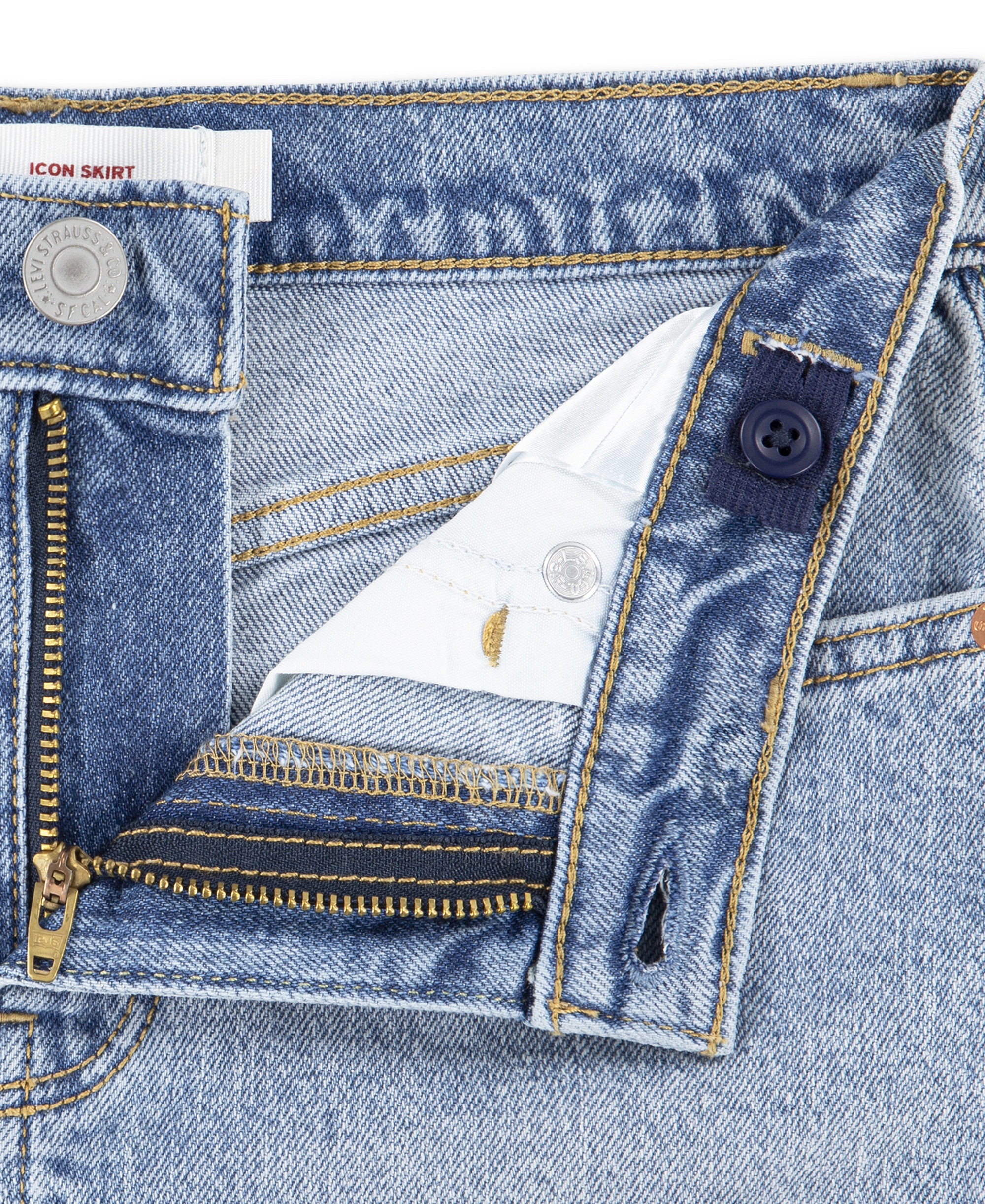 Levi's Girls' 7-16 Icon Denim Skirt - Coastal Drift