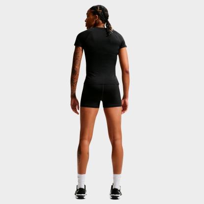 Women's Nike Pro Sculpt High-Waisted 3" Biker Shorts - Black/White