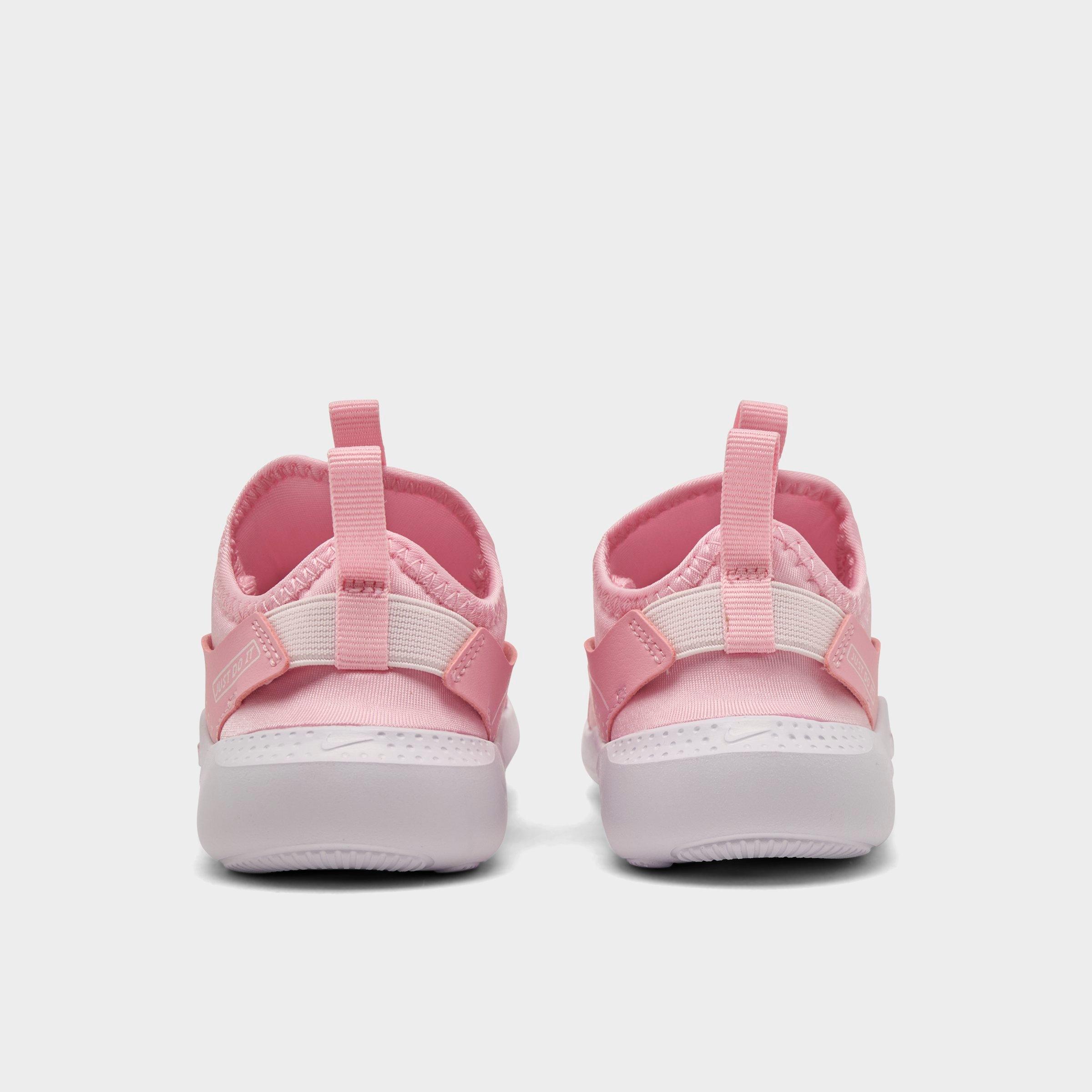 Kids' Toddler Nithtke Flex Runner 4 Running Shoes - Medium Soft Pink/Pink Foam/White - Back view