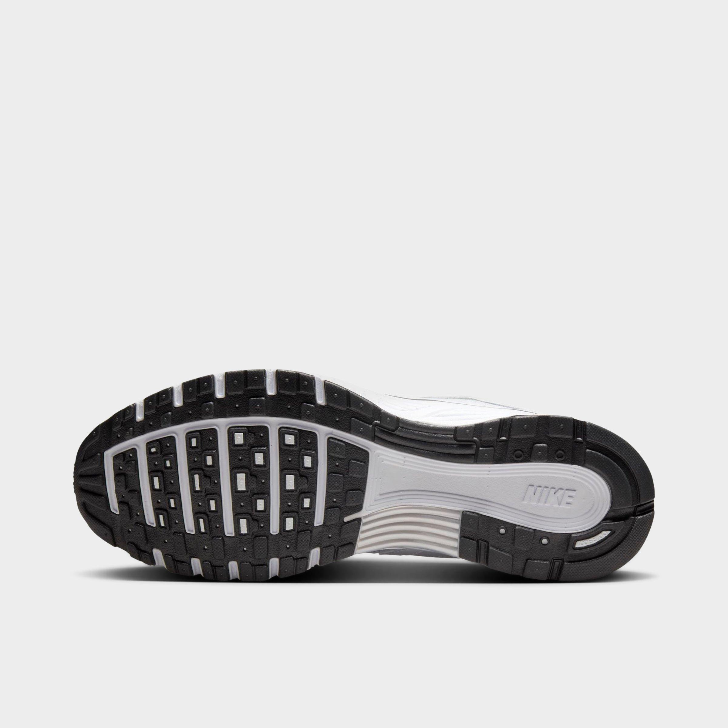 Men's Nithtke P-6000 Casual Shoes - Part 1 - White/Metallic Silver/Black/Black - Bottom view