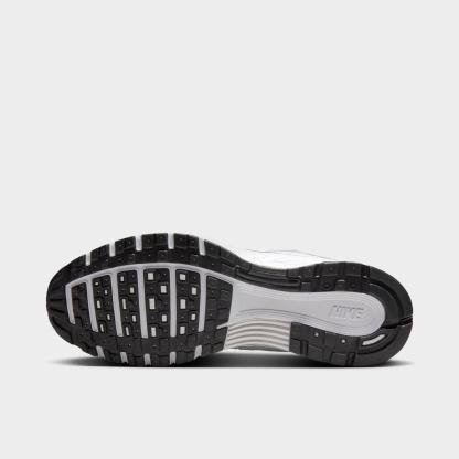 Men's Nithtke P-6000 Casual Shoes - Part 1 - White/Metallic Silver/Black/Black - Bottom view