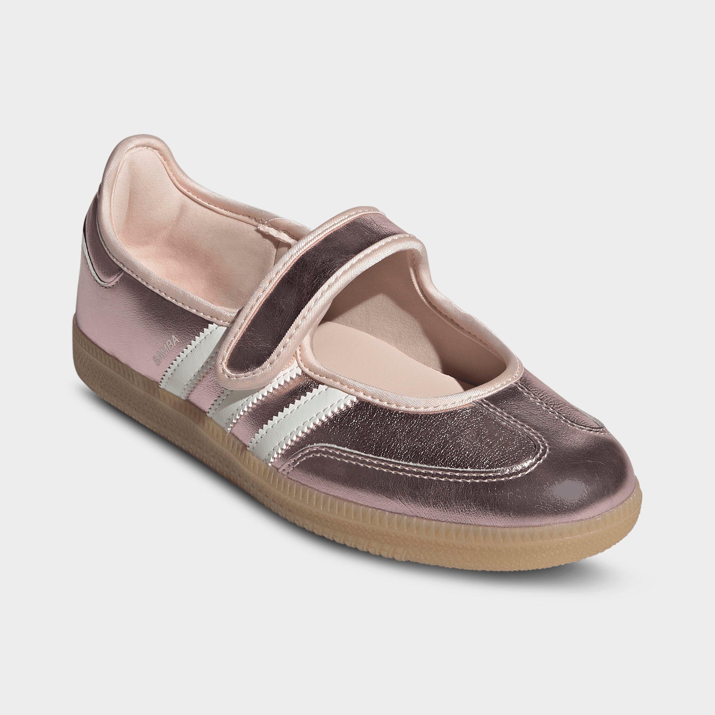 Women's adidas Originals Samba Jane Casual Shoes - Part 1 - Wonder Quartz/Off White/Gum - Both shoes facing left