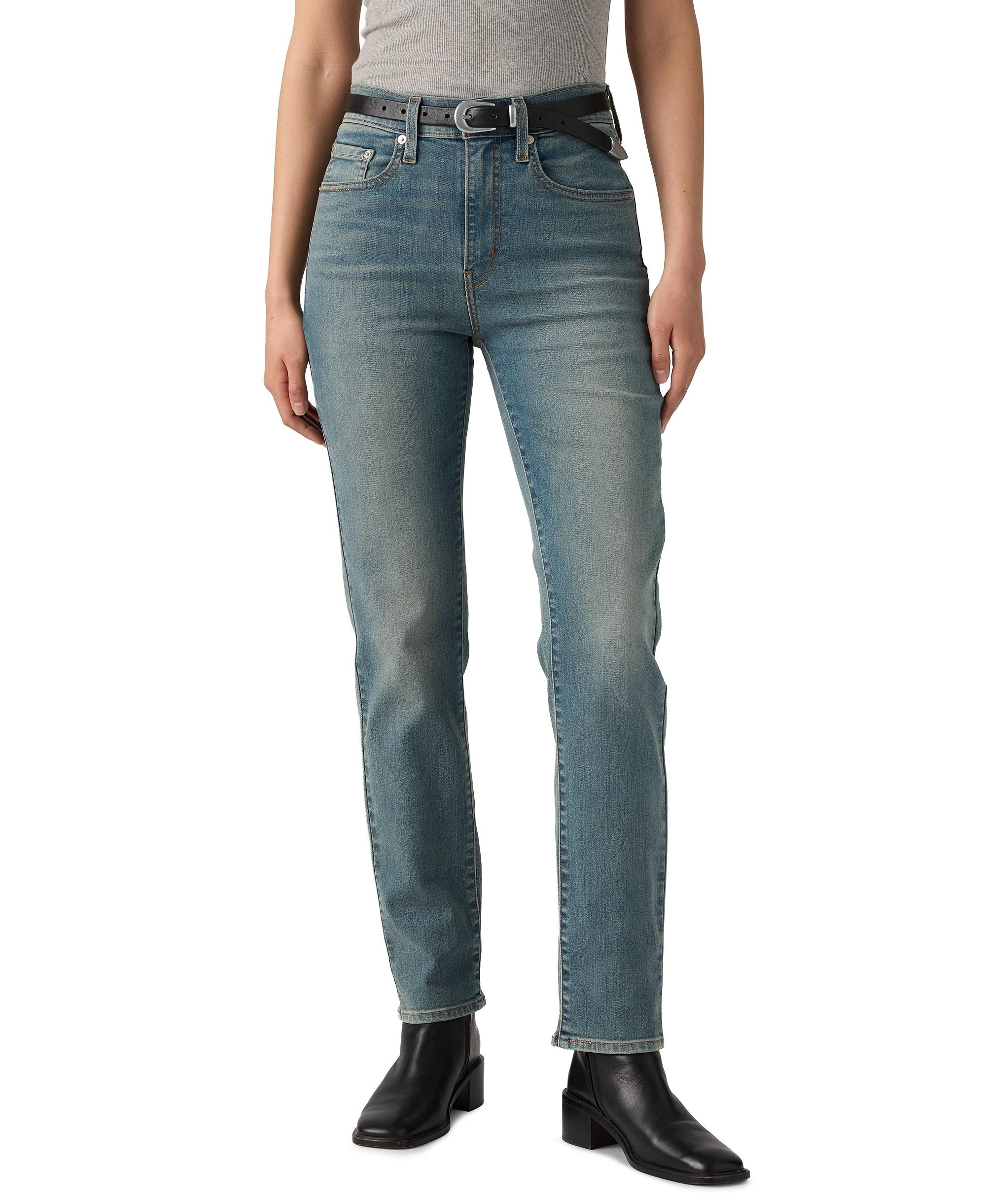 Levi's Women's 724 Straight-Leg Jeans - Tree Time