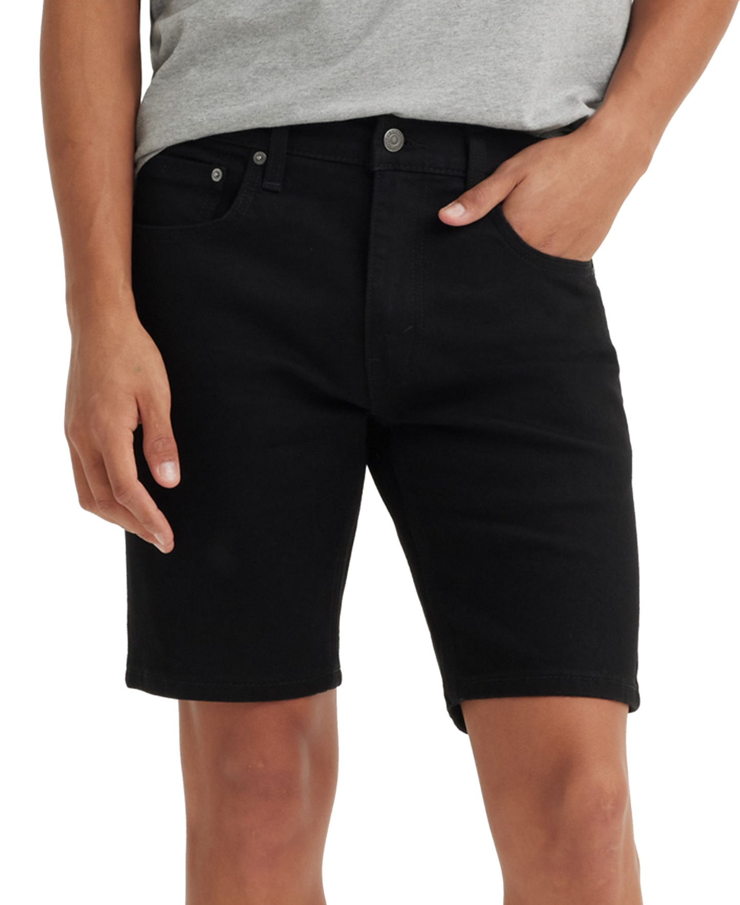 Levi's Men's 412™ Flex Slim-Fit 9" Jean Shorts - Steel Black