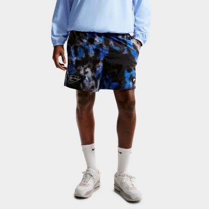 Men's Nike Air Printed Woven Shorts - Blue Crystal