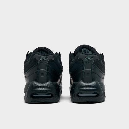 Kids' Toddler Nithtke Air Max 95 Recraft Casual Shoes - Black/Black/Black/Anthracite - Back view
