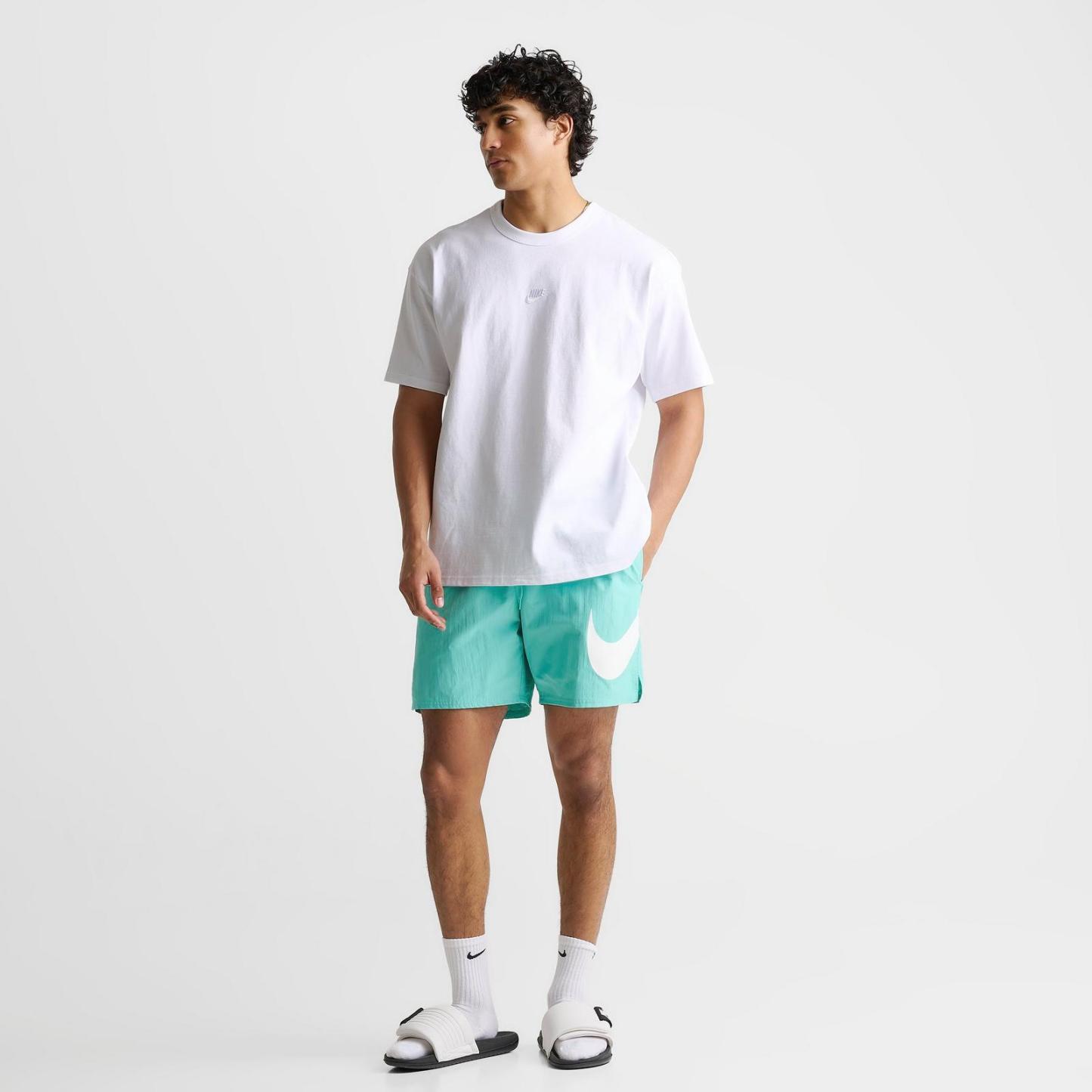 Men's Nike Swim Breaker 7-Inch Lined Volley Shorts - Bleached Turquoise