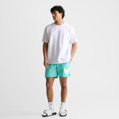 Men's Nike Swim Breaker 7-Inch Lined Volley Shorts - Bleached Turquoise