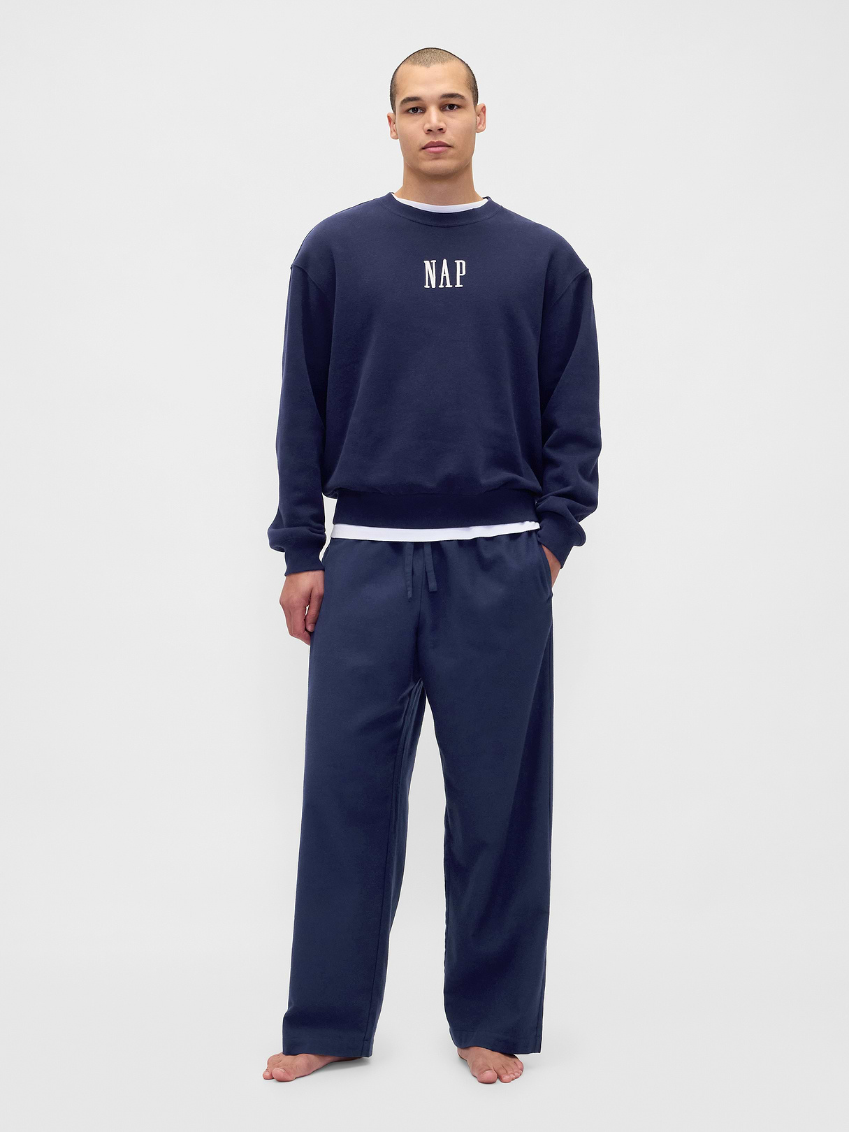 Adult Softest Flannel PJ Pants - Military blue