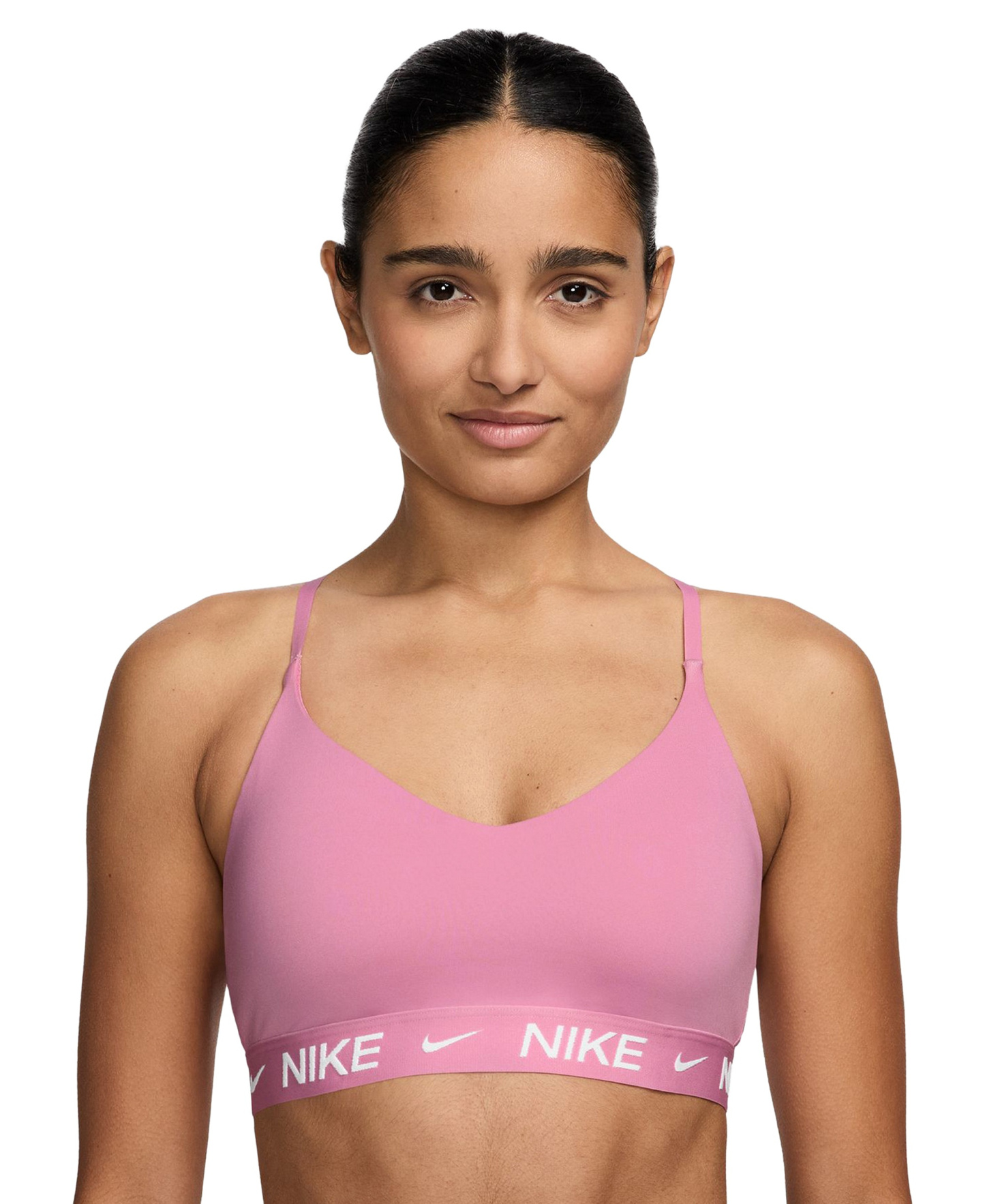 Nike Women's Indy Light-Support Padded Sports Bra - Pink Rise