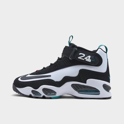 Men's Nike Air Griffey Max 1 Casual Shoes - White/Black/Fresh Water/Varsity Red